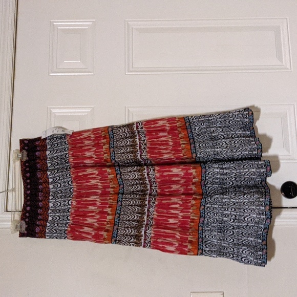 Notations Women's Colorful Hippie Maxi Skirt - Picture 1 of 6